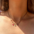 Collar Tejido 12 Turmalinas