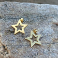 Aros Estrellas Oro